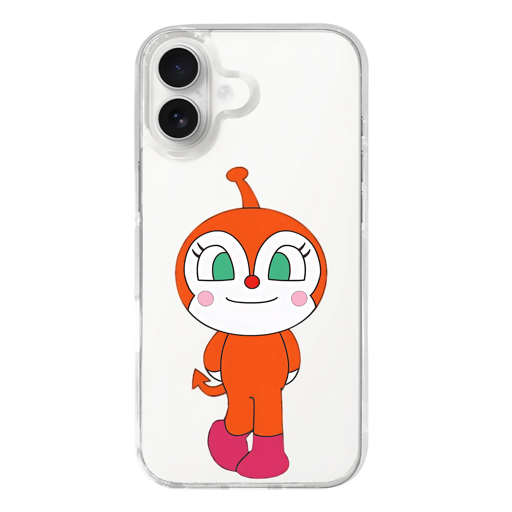 アンパンマン グッズ,ドキンちゃん - iPhone 17シリーズ 透明スマホケース – 薄型・耐衝撃・精密フィット保護カバー